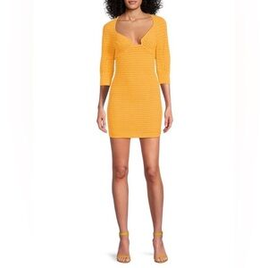 NEW A.L.C. Gigi crocheted dress in apricot blossom